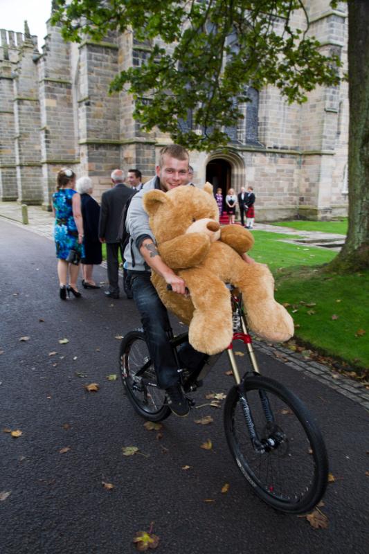 CandJwed-095.jpg - This pair cycled by just before the wedding