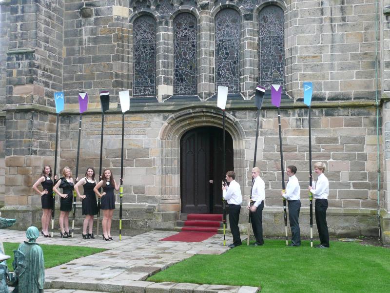 CandJwed-131.jpg - Guard of Honour at Colin & Judith's wedding
