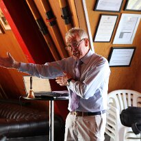 20260321-029 21/3/2026. The 31st Universities of Aberdeen Boat Race. Coxes/ Officials briefings.